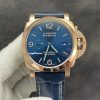 PAM1114 W VSF Edition Blue Dial Blue Leather Strap P.9010 Clone