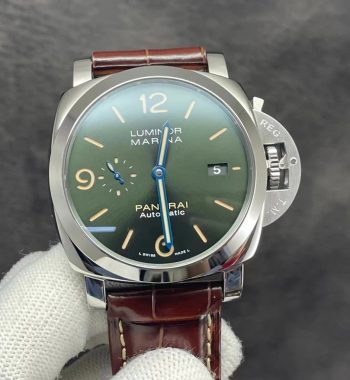 PAM1116 W VSF Edition Green Dial Brown Leather Strap P.9010 Clone