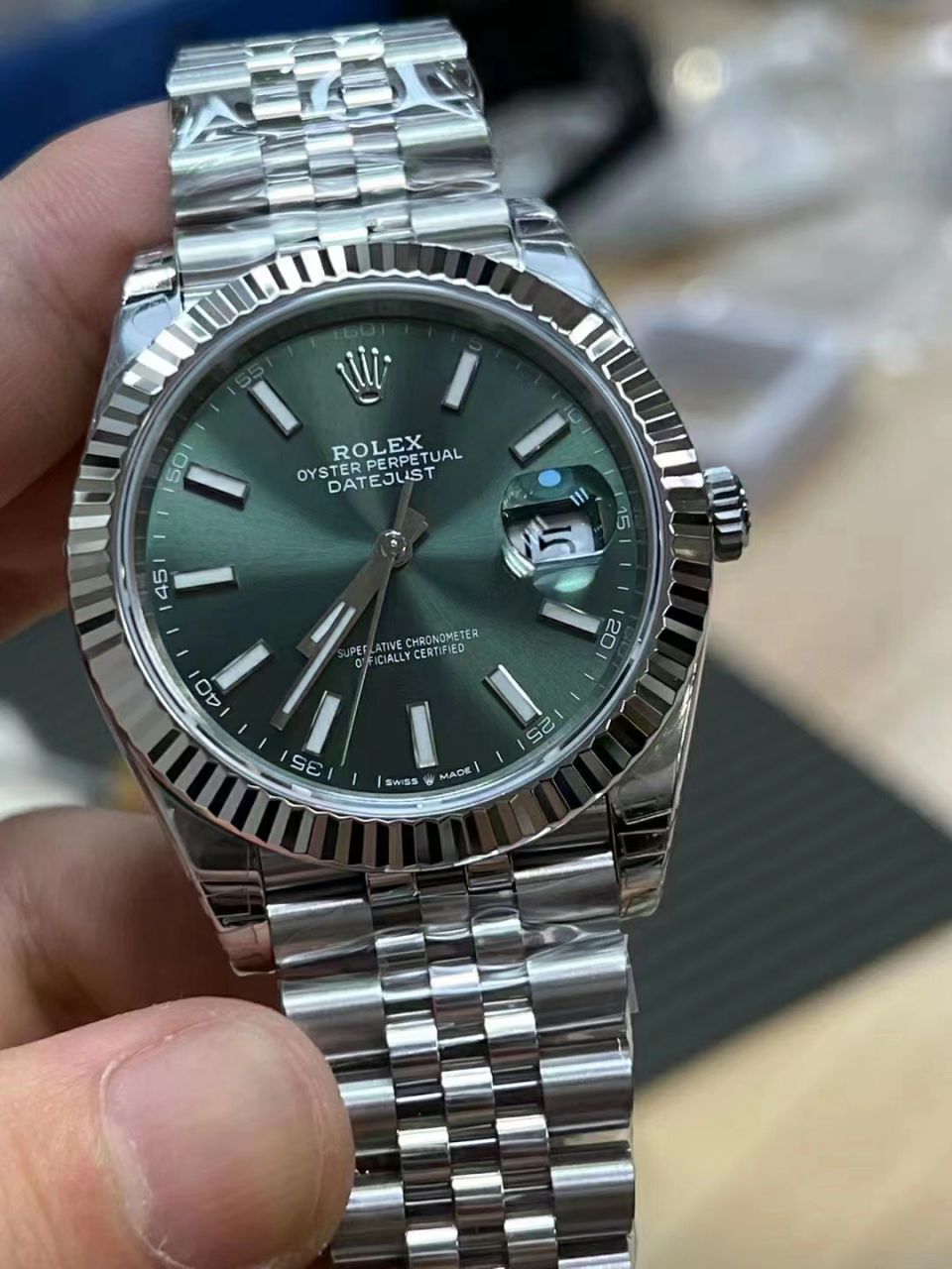 VSF new products DateJust 126334 Mint Green