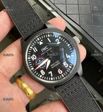 Top Gun Pilot Mark XVIII Limited "SFTI" M+F Black Dial Nylon Strap A35111
