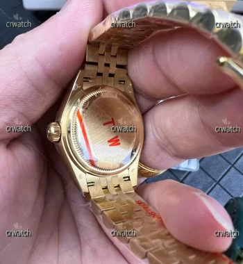 Datejust 28mm TWF YG Diamond bezel Gold dial jubilee Bracelet NH05