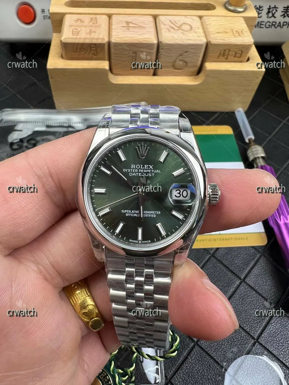 Oyster Perpetual 31mm 277200 GSF Green Dial on SS Bracelet A2236
