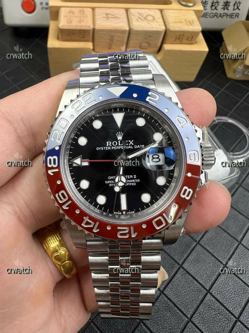 GMT-Master II 126710 BLRO Blue/Red Ceramic 904L ARF Edition Jubilee Bracelet SH3285