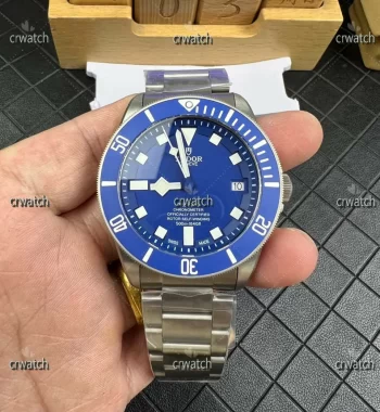 Blue Pelagos XF V5 Edition Titanium Bracelet A2824