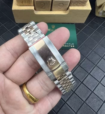 DateJust 41 SS/RG 126333 VSF Gold Wrapped 904L Steel Brown Dial Stick Marker Jubilee Bracelet