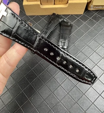 Royal Oak 41mm 15500 RG APSF Edition Black Textured Dial Black Leather Strap SA4302 Super Clone
