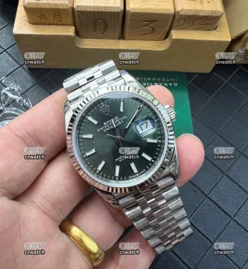 DateJust 36 SS 126234 VSF Edition 904L Steel Green Sundust Dial Jubilee Bracelet VS3235