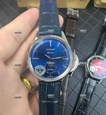 Flagship Heritage Moonphase SS APSF Edition Blue Dial Blue Leather Strap A2892